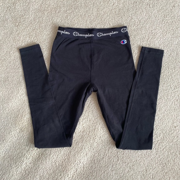 Woman’s black athletic leggings size small by Champion - Picture 1 of 10